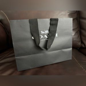 Coach Black Gift Bag 2024
